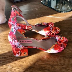 Betsy Johnson Block Heeled Sandals